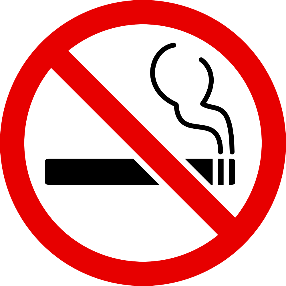 No-smoking Sign - No Smoking Day 2015 (1000x1000), Png Download