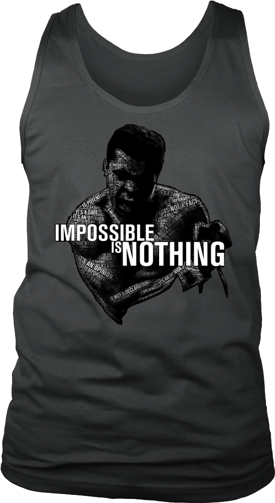 Muhammad Ali ' Impossible Is Nothing' - Coque Sony Xperia E4 Muhammad Ali Impossibleisnothing (1000x1000), Png Download