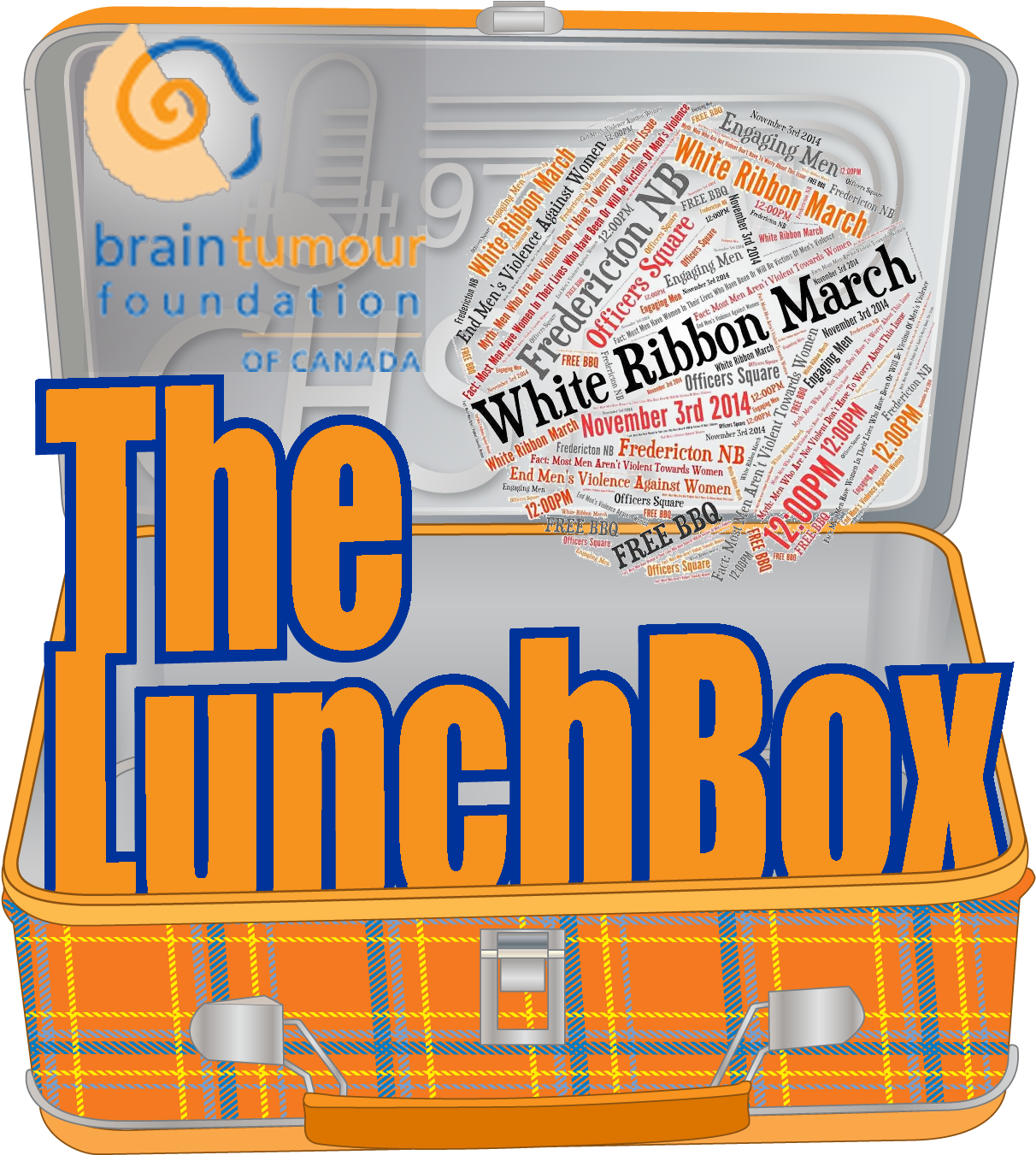 Lunchbox Whiteribbon Braintumour - You Might Be From New Brunswick If... (1400x1400), Png Download