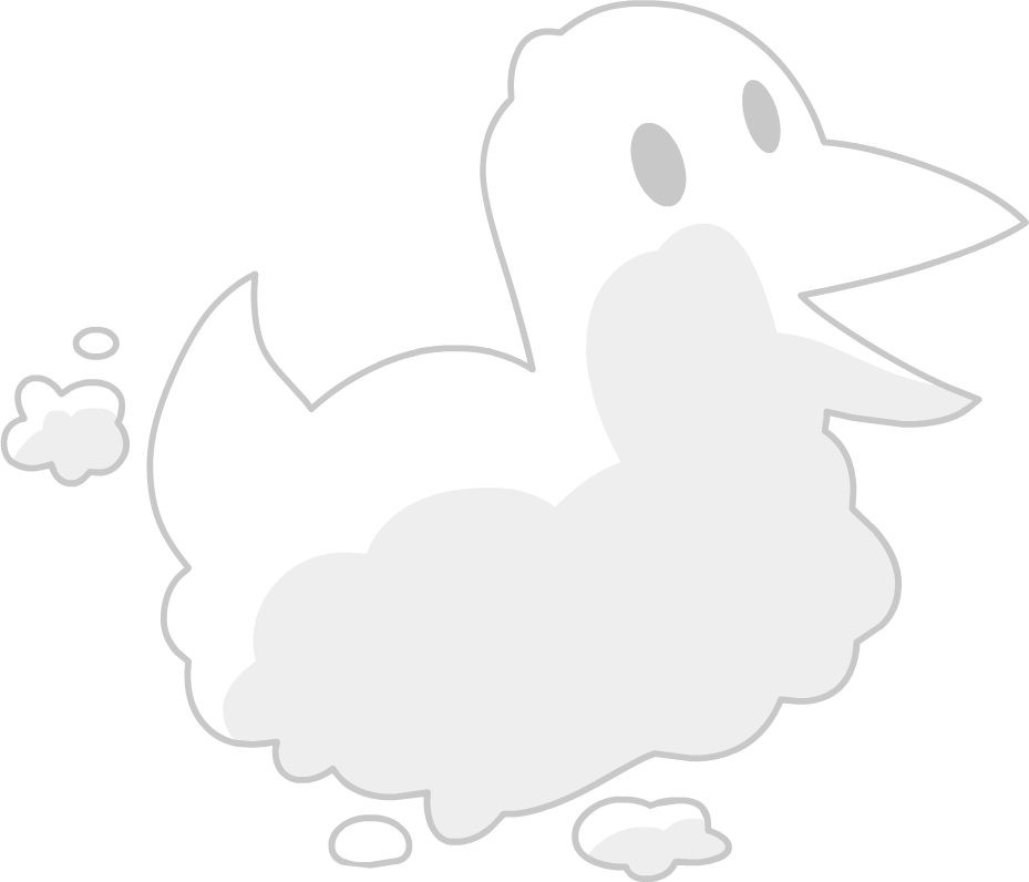 Super Hero Bounce Cloud Duck - Duck (929x796), Png Download
