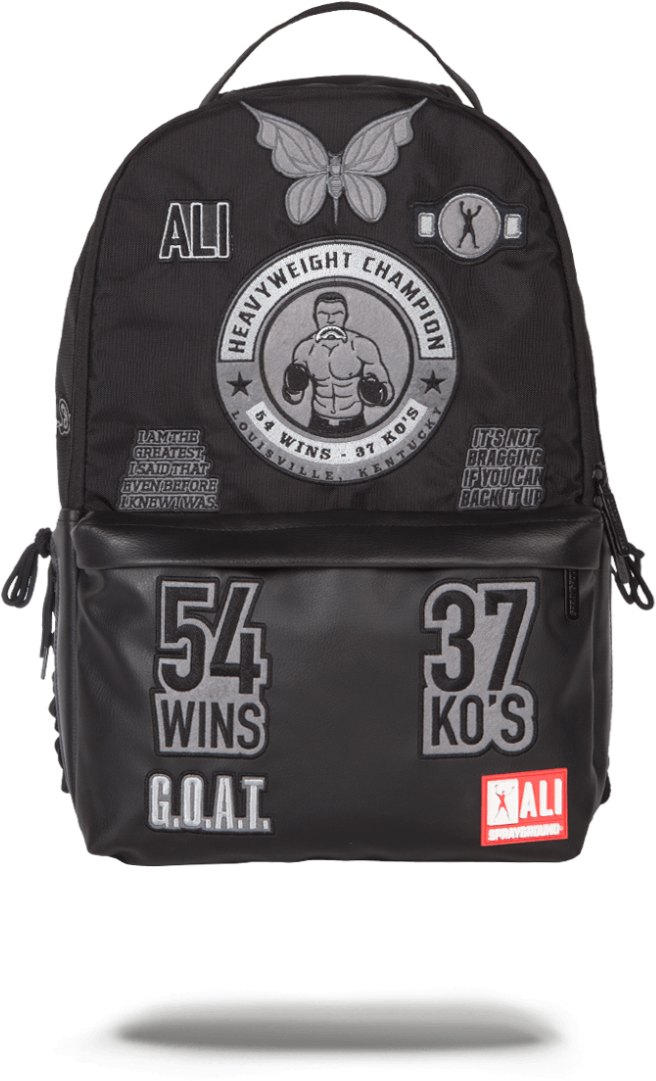 Muhammad Ali G - Backpack (940x1200), Png Download