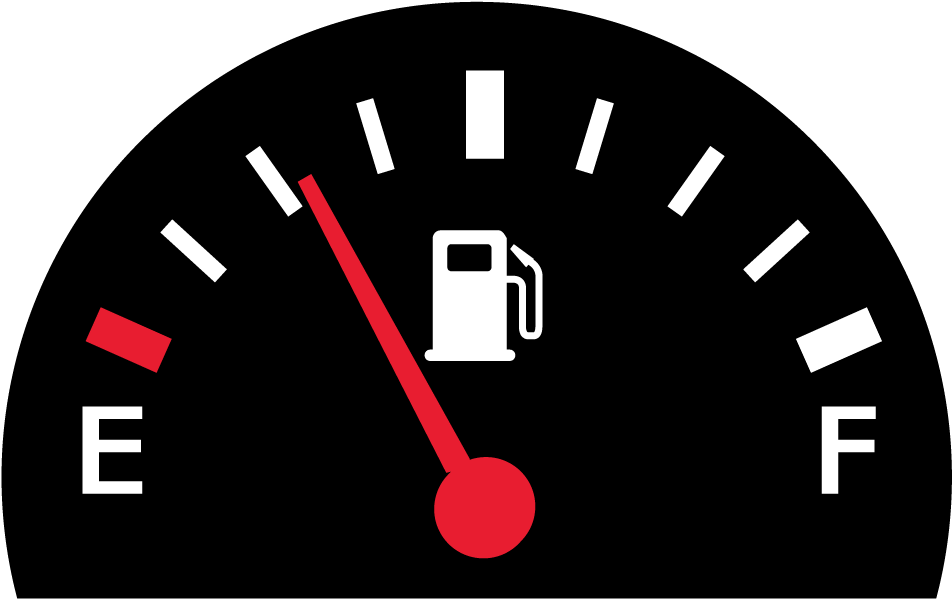 Why Is Precise Fuel Measurement Important - Fuel Indicator In Car (951x629), Png Download