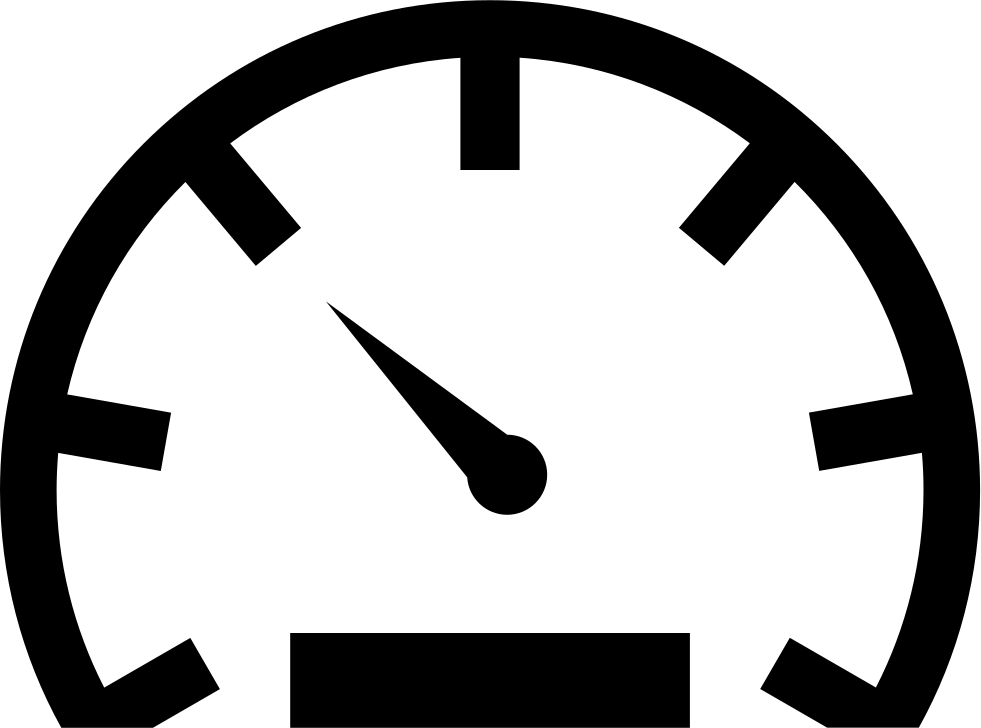 Png File - Speedometer Icon (981x728), Png Download