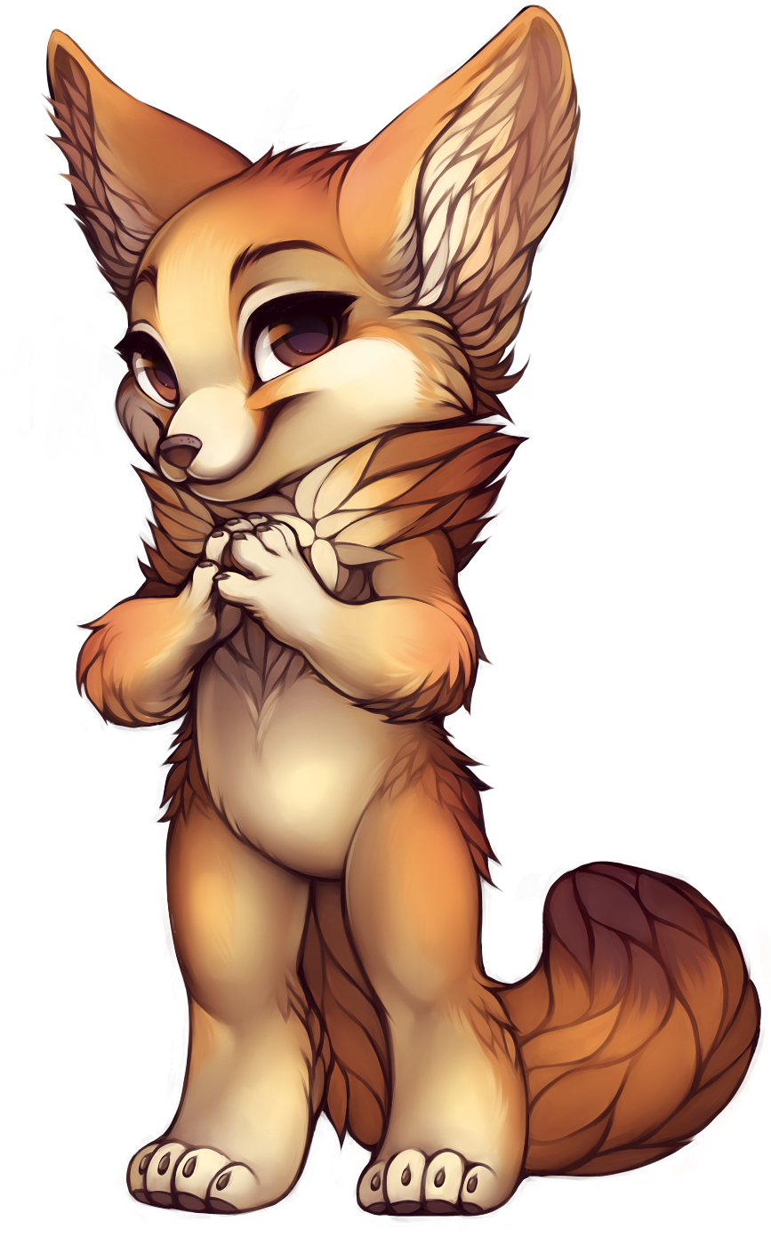 6 2 Fennec - Fennec Fox Transparent Background (990x1400), Png Download