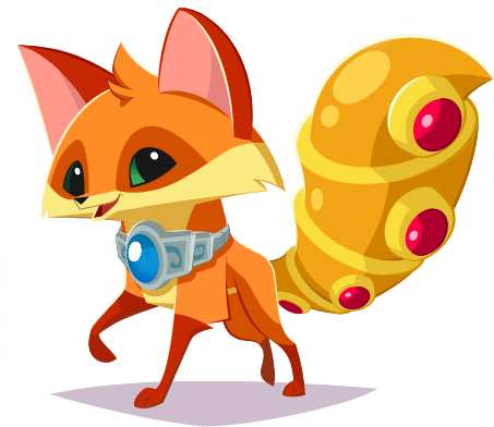 Fox Art Elf Tail Armor - Wiki (472x417), Png Download