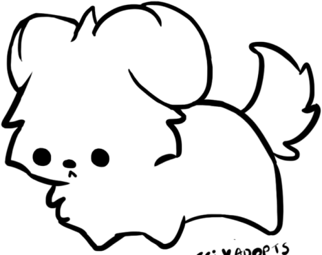 Fennec Fox Clipart Chibi - Painting (640x480), Png Download