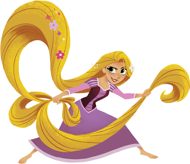 Youloveit Ru Tangled The Series Rapuncel Youloveit - Rapunzel Tangled The Series Png (641x595), Png Download
