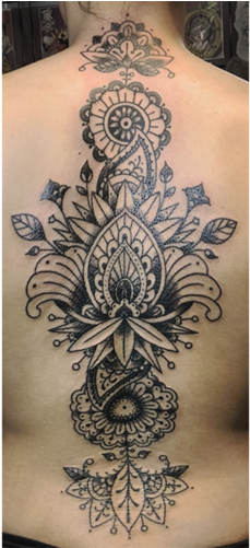 Rebeka Maine Tattoo Artist Ornamental Paisley (1000x500), Png Download