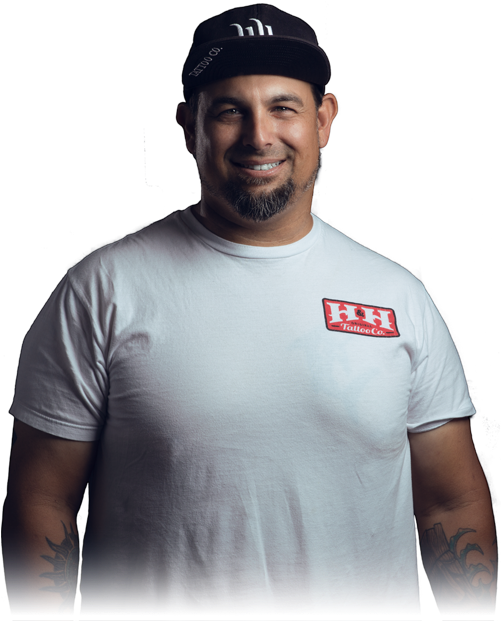 Adam Natonio - Hart & Huntington Tattoo Co. Orlando (500x750), Png Download