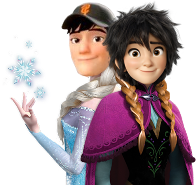 Bhg Frozen Au - Elsa Y Anna Frozen Vector (439x415), Png Download