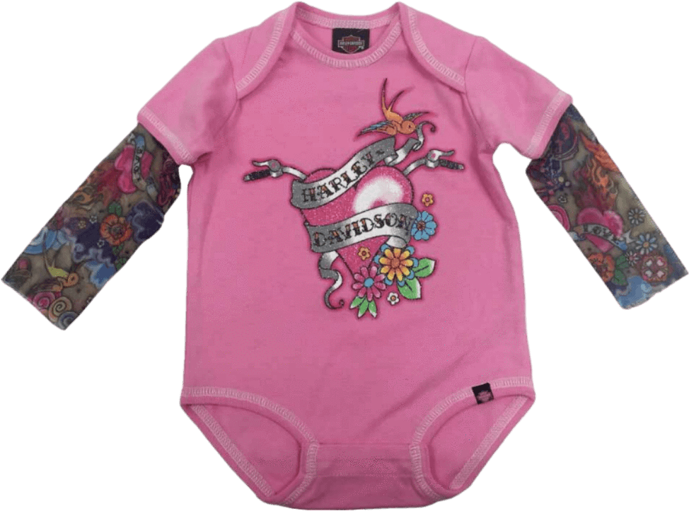 Baby Girl Harley Davidson Clothes (1080x852), Png Download