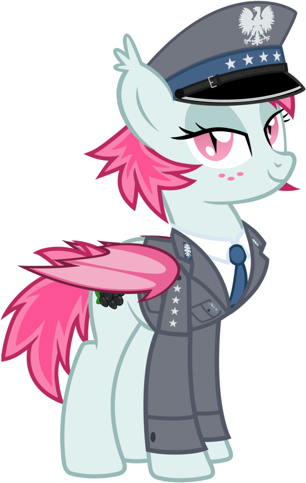 Vito, Bat Pony, Clothes, Hat, Milicja Obywatelska, - Clothing (680x1024), Png Download