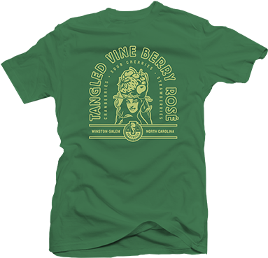 Tangled Vine Tee - Fun Run Shirt Design (382x387), Png Download