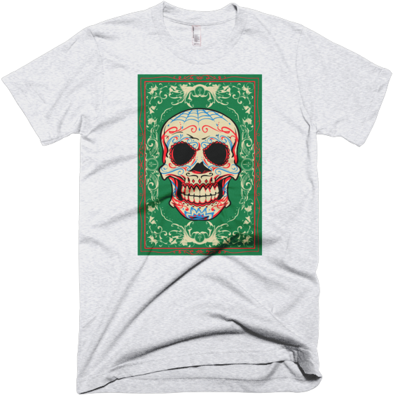 Smiling Colorful Skull Short Sleeve Unisex T-shirt - Didn't Do It But If I Did I Was Drunk T-shirt Sweets (600x600), Png Download