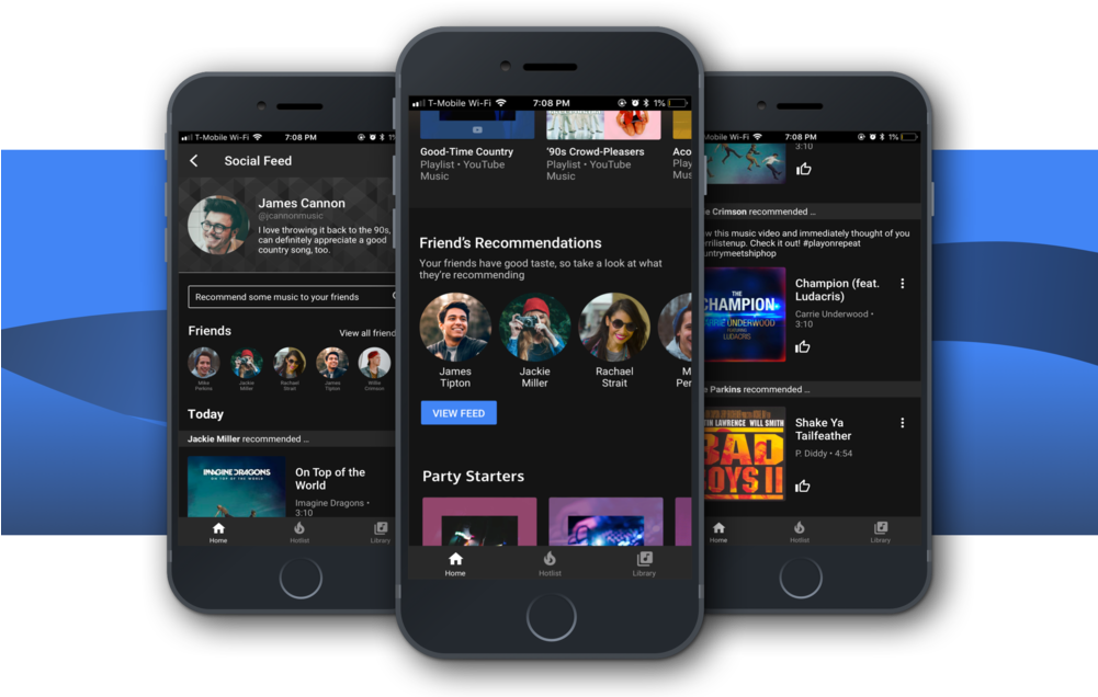 Youtubemusic Header14 - Youtube Music (1000x647), Png Download