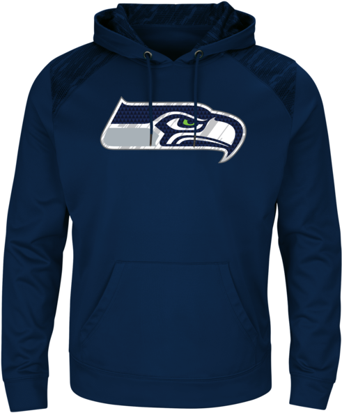 Men's Seattle Seahawks Majestic Armor Iii Navy Blue - Seattle Seahawks (600x600), Png Download