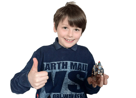 Thumbs Up - Boy (440x318), Png Download