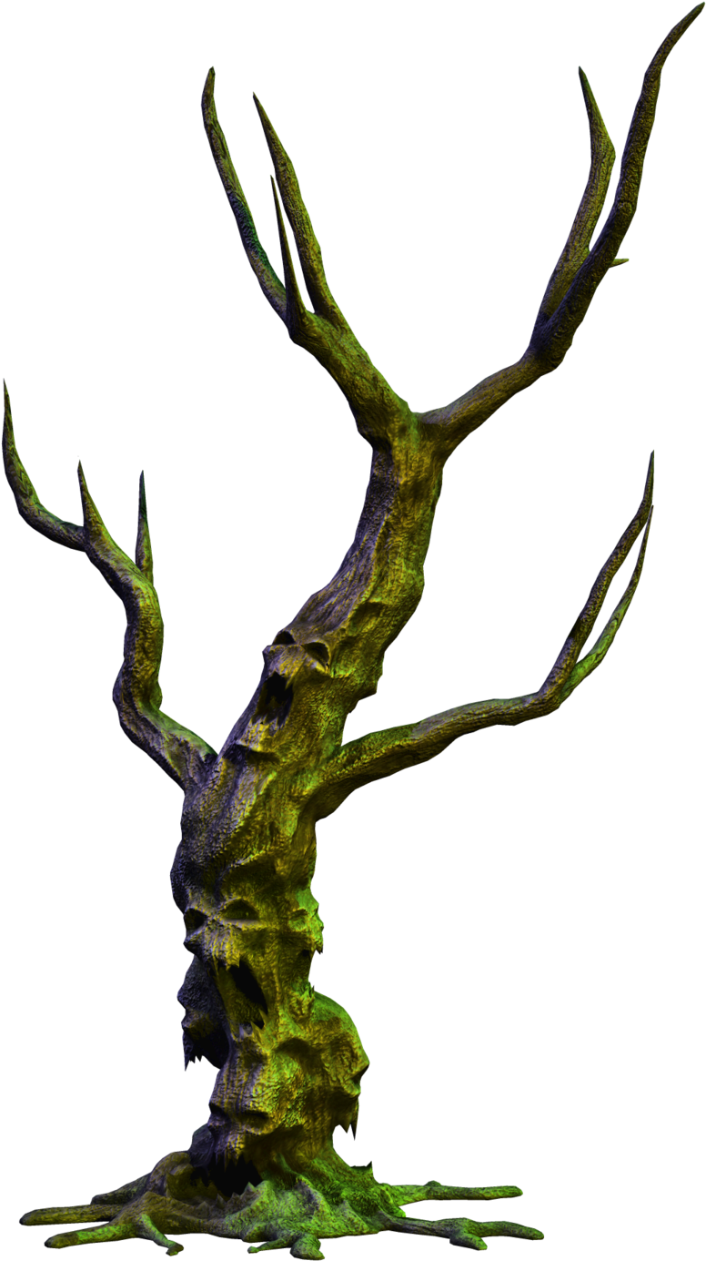 Spooky Tree Png Jpg Download - Old Scary Tree Png (762x1048), Png Download
