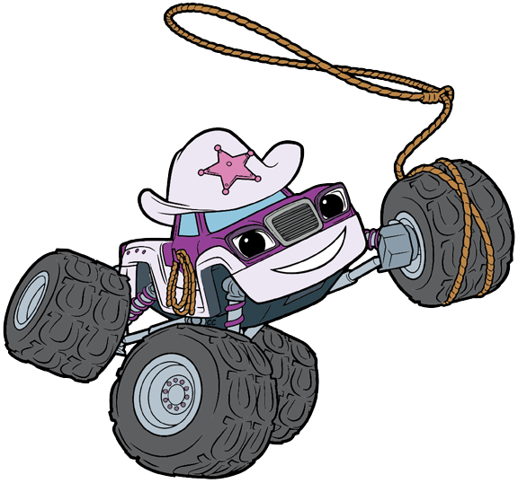 Blaze And The Monster Machines - Darington Blaze Png Hd (576x538), Png Download