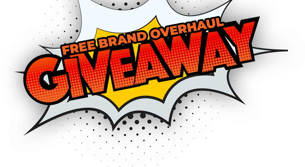 Free Brand Overhaul Giveaway - Giveaway Vector (1000x548), Png Download