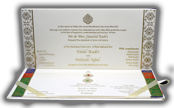 Blue Laser Special Shaadi Card - Bradford (564x350), Png Download