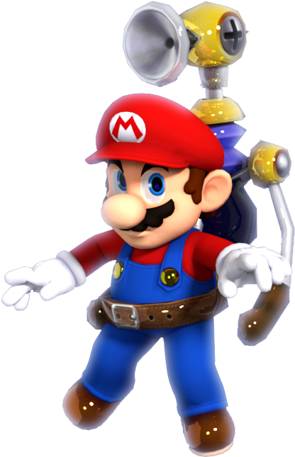 Mario Sunshine Png - Mario Sunshine Mario Png (432x662), Png Download