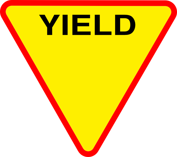 Download Yellow Yield Sign Clipart 3 By Joseph Clip Art Yield Sign Png Image With No Background Pngkey Com