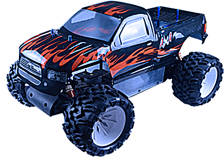 Rh502mt Blaze Monster Truck - Png Transparent Monster Truck (500x375), Png Download
