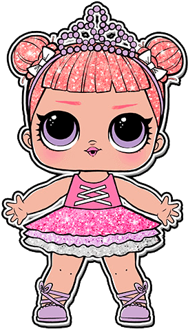 Aplique Para Tubete Lol Surprise Aplique Lol Surprise - Lol Surprise Glitter Center Stage (403x550), Png Download