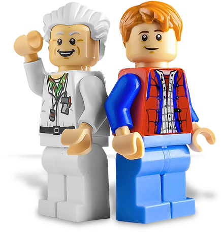 Lego Back To The Future Related Photos - Back To The Future Lego Png (450x606), Png Download