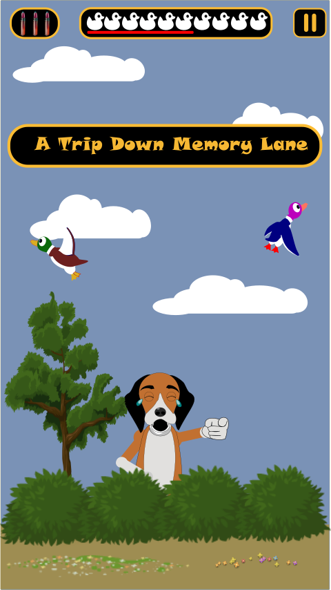 Duck Hunt - Tital - Cartoon (480x854), Png Download