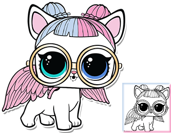 Sugar Pup Series 3 Wave 2 L - Sugar Pup Lol Pet (386x324), Png Download