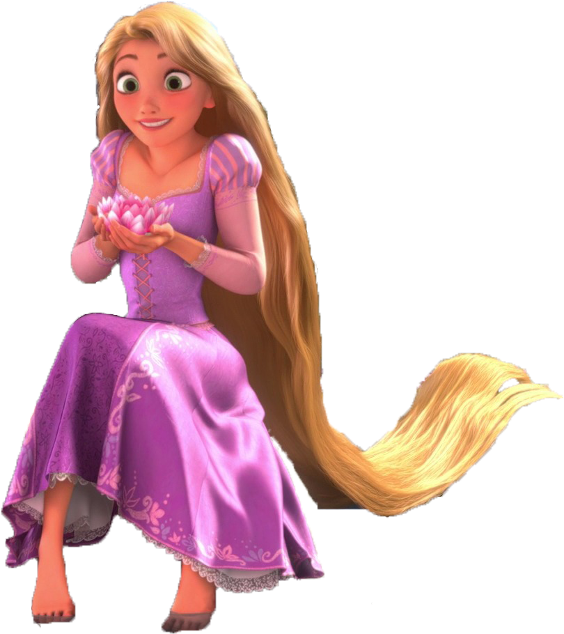Disney Tangled Rapunzel Feet Clipart - Rapunzel Disney (811x978), Png Download