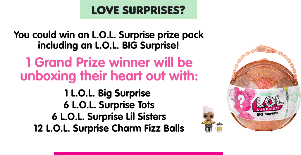 Like Surprises You Could Win An L - Lol Surprise! Big Surprise (1105x529), Png Download