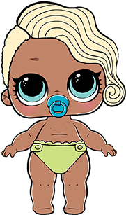 Lol Surprise Series 2 Lil Sisters 2 052 Lil Surfer - Lil Surfer Babe Lol Doll (403x550), Png Download