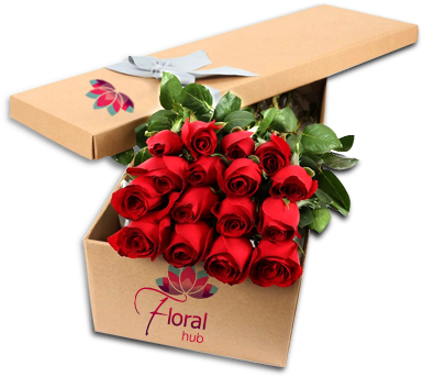 Valentines Day Roses Png Image - Box (500x500), Png Download