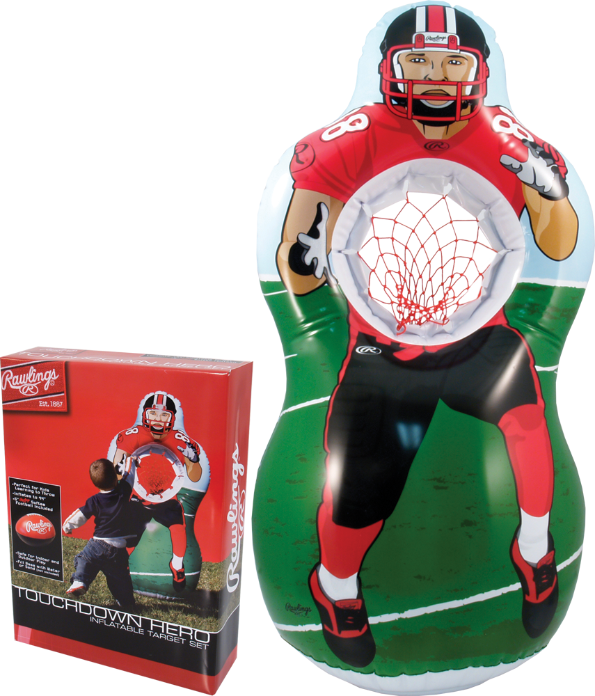 Rawlings Touchdown Hero Inflatable Target Set - Inflatable Football Target Set (855x1000), Png Download