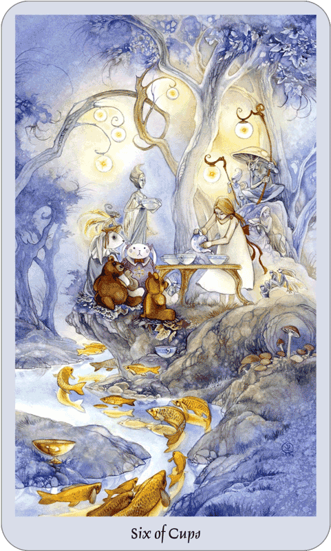 Shadowscapes Tarot Six Of Cups (600x800), Png Download