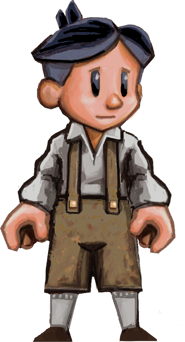 Teslakid Lvl1 Scared No Equipment - Teslagrad Main Character (590x1090), Png Download