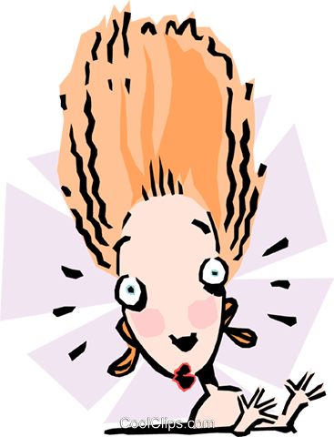 Person Scared Royalty Free Vector Clip Art Illustration - Clip Art (367x480), Png Download