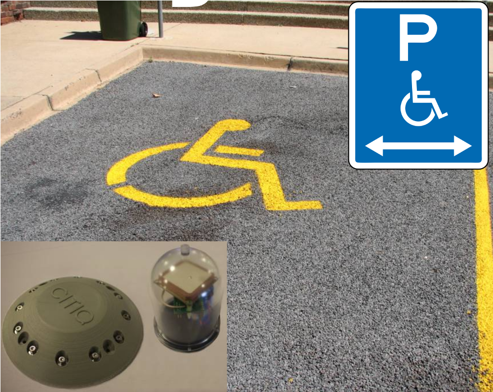 The Main Goal Of Citiq Was To Monitor Occupancy Of - Disabled Parking Space (1200x798), Png Download