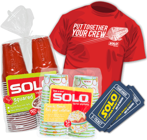 Cup Photo Solo Party Pack - Solo Square Bottom 18 Ounce Cups (50) (500x479), Png Download