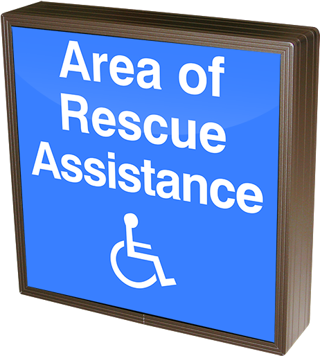 Area Of Rescue Assistance W/handicap Symbol - Allergy (500x533), Png Download