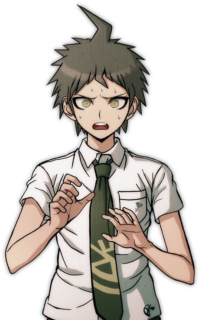 Danganronpa V3 Hajime Hinata Bonus Mode Sprites 06 - Danganronpa Hajime Hinata Uniform Cosplay Costume (671x1073), Png Download