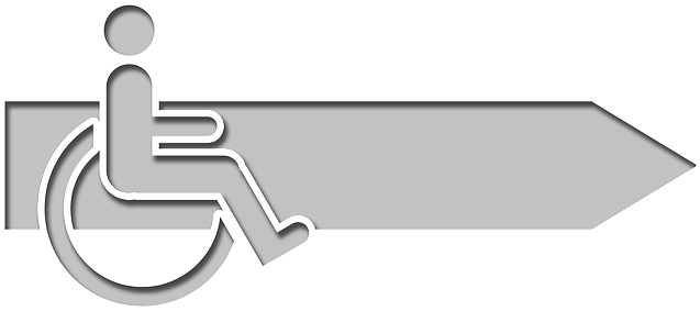 Arrow Direction Wheelchair Handicap Disabl - Disability (763x340), Png Download