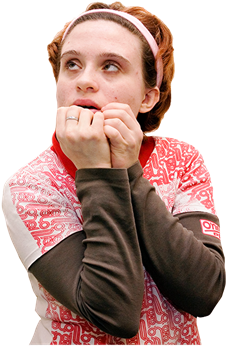 Scared - Girl (350x350), Png Download