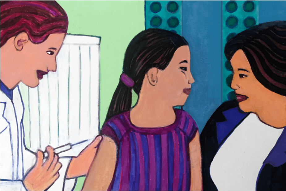 Scared Mai Lin - Conversation (924x924), Png Download