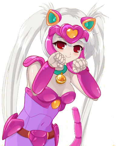 Cyber Neko - Portable Network Graphics (397x497), Png Download