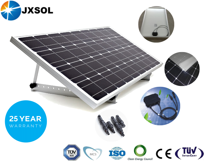 Webasto Diesel Heater 100w Mono Solar Panel Power Solar - Biard 200w Solar Panel Kit With Adjustable Frame, Controller (709x565), Png Download
