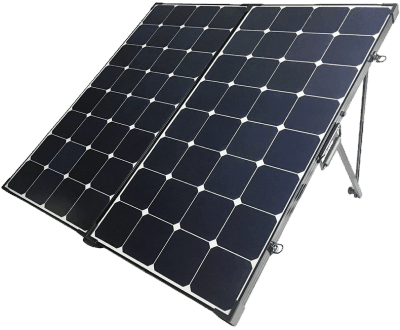 Renogy Eclipse 200 Watt Portable Solar Panel - Renogy 200 Watt Eclipse Monocrystalline Solar Suitcase (400x330), Png Download